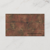 Splattered Farben-Visitenkarte Visitenkarte (Rückseite)