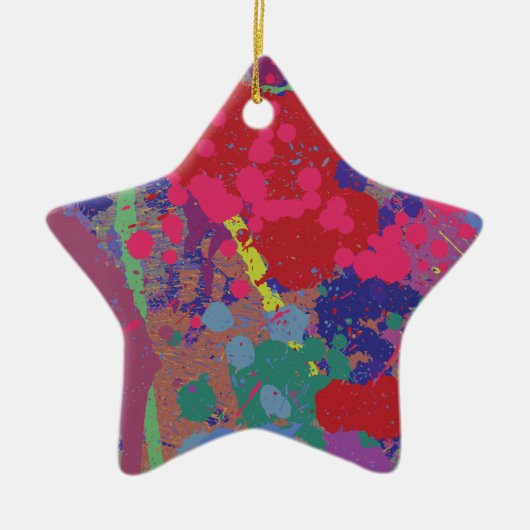 Splattered Keramikornament (Vorne)