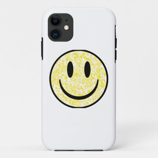Splattered Smile Face Case-Mate iPhone Hülle (Rückseite)