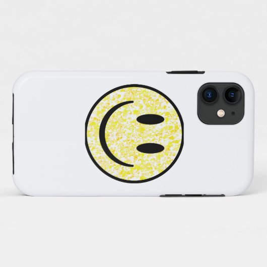 Splattered Smile Face Case-Mate iPhone Hülle (Rückseite (Horizontal))