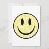 Splattered Smile Face Feiertagskarte (Vorderseite)