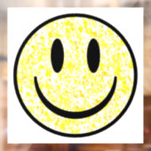 Splattered Smile Face Fensteraufkleber (Blatt 2)