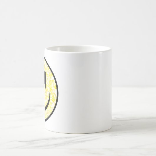 Splattered Smile Face Kaffeetasse (Mittel)