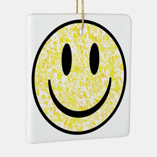 Splattered Smile Face Keramikornament (Rechts)