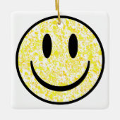 Splattered Smile Face Keramikornament (Vorderseite)