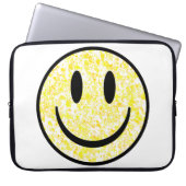 Splattered Smile Face Laptopschutzhülle (Vorderseite)