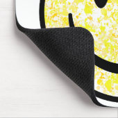 Splattered Smile Face Mousepad (Ecke)