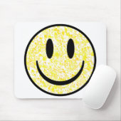 Splattered Smile Face Mousepad (Mit Mouse)