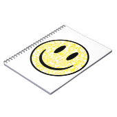 Splattered Smile Face Notizblock (Linke Seite)