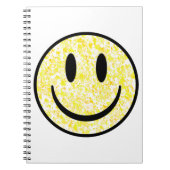 Splattered Smile Face Notizblock (Vorderseite)