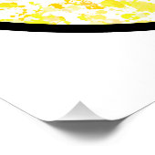 Splattered Smile Face Poster (Ecke)