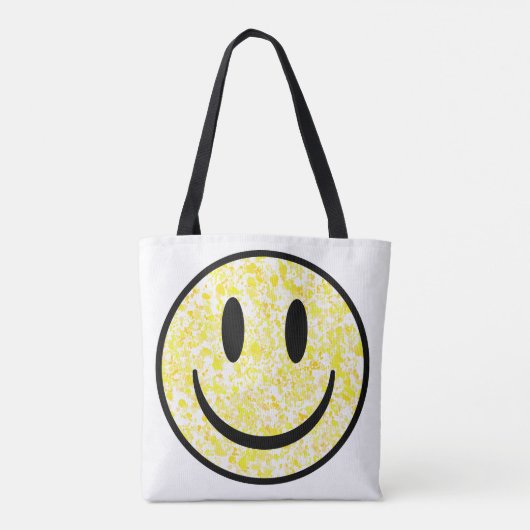 Splattered Smile Face Tasche (Rückseite)
