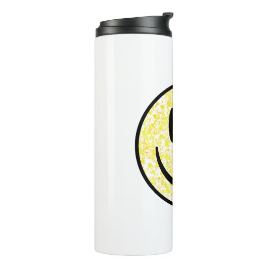 Splattered Smile Face Thermosbecher (Nach links gedreht)