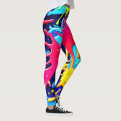 Splatterfest: Ein buntes Chaos Leggings (Rechts)