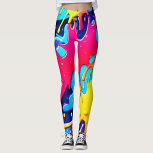 Splatterfest: Ein Farbchaos Leggings