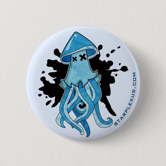 Splattersquid Knopf Button (Vorderseite)