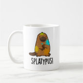 Splatypus Funny Animal Platypus Pub Kaffeetasse (Links)