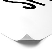 Splatypus Funny Animal Platypus Pub Poster (Ecke)