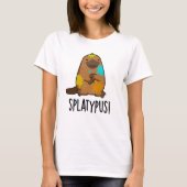 Splatypus Funny Animal Platypus Pub T-Shirt (Vorderseite)