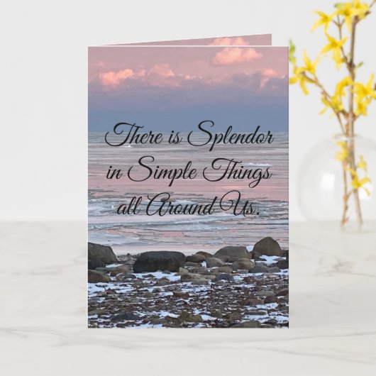 "Splender" Inspirationskarten Karte (Gelbe Blume)