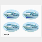 Splendid Cruise Ship Sticker (Blatt)