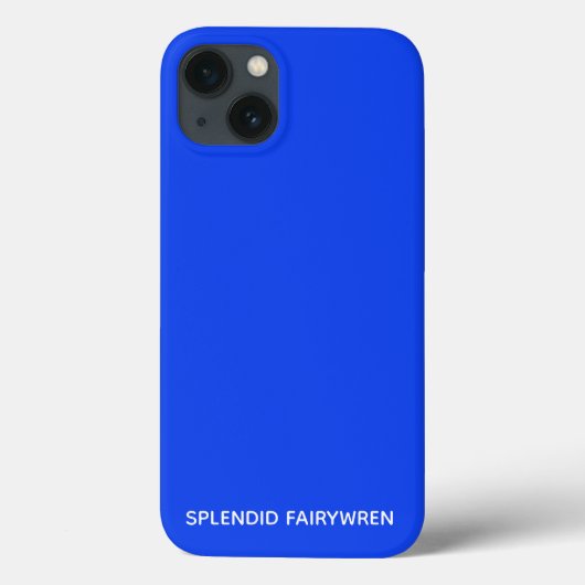 Splendid Fairywren Blue Color Name Case-Mate iPhone Hülle (Rückseite)
