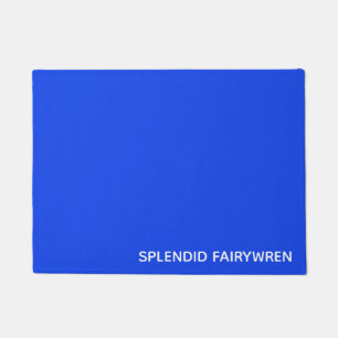 Splendid Fairywren Blue Color Name Fußmatte