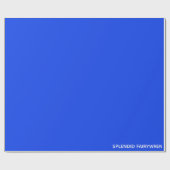 Splendid Fairywren Blue Color Name Geschenkpapier (Flach)