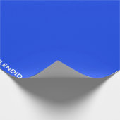 Splendid Fairywren Blue Color Name Geschenkpapier (Ecke)