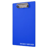 Splendid Fairywren Blue Color Name Klemmbrett (Links)