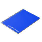 Splendid Fairywren Blue Color Name Notizblock (Linke Seite)
