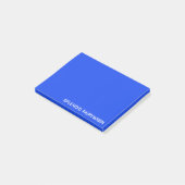 Splendid Fairywren Blue Color Name Post-it Klebezettel (angewinkelt)