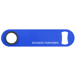 Splendid Fairywren Blue Color Name Speed Flaschenöffner