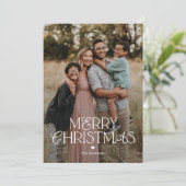 Splendid Mix Frohe Weihnachtsfotokarte Feiertagskarte (Stehend Vorderseite)