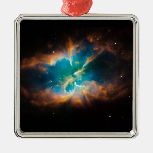 Splendid Nebula Ornament Aus Metall (Vorne)