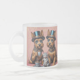 Splendid Yorkshire Terriers Mattiert Glass Tasse