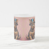 Splendid Yorkshire Terriers Mattiert Glass Tasse (Mittel)