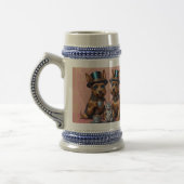 Splendid Yorkshire Terriers Stein Tasse (Links)
