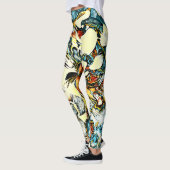 SplendidLee - Abstrakte Demon Print Art Leggings (Links)