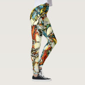 SplendidLee - Abstrakte Demon Print Art Leggings (Rechts)