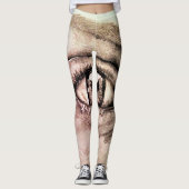SplendidLee - Augskizze Kunst Leggings (Vorderseite)
