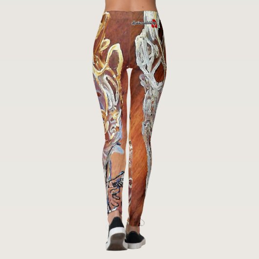 SplendidLee - Upcycle Art Print Leggings (Rückseite)