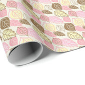 Splendor im Herbst: Nahtloses Muster Geschenkpapier (Rolleneckpunkt)