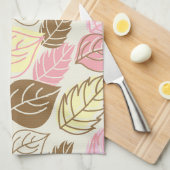 Splendor im Herbst: Nahtloses Muster Geschirrtuch (Viertel Falte)