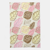 Splendor im Herbst: Nahtloses Muster Geschirrtuch (Vertikal)