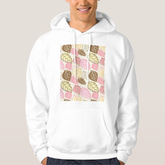 Splendor im Herbst: Nahtloses Muster Hoodie (Vorderseite)