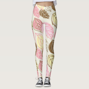 Splendor im Herbst: Nahtloses Muster Leggings