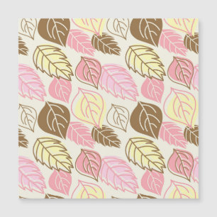 Splendor im Herbst: Nahtloses Muster Magnetkarte