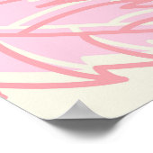 Splendor im Herbst: Nahtloses Muster Poster (Ecke)