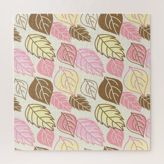 Splendor im Herbst: Nahtloses Muster Puzzle (Vertikal)